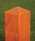 Padoek poortpaal 14x14