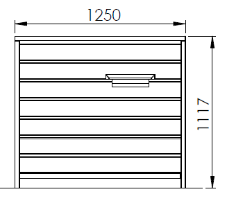 Brievenbus Modern Padoek - Afbeelding 4