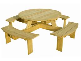 Ronde picknicktafel Lancelot