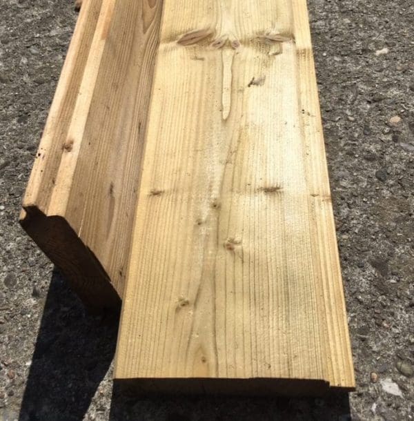 Enkel blokhutprofiel 33x133 - Afbeelding 3