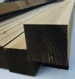 Douglas paal 90x90mm ongepunt