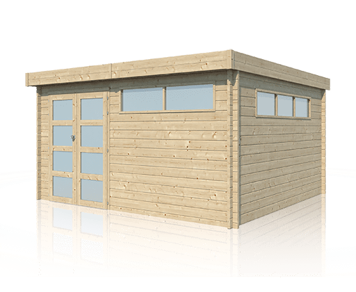 Tuinhuis 44mm wanden