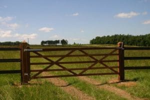 Landelijke en weidepoorten