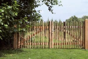 Kastanjehouten poort