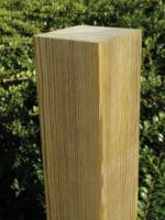 Grenen paal 9 x 9 ongepunt