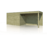 Tuinhuis QB I EXT 600x210 - 7201EXT300
