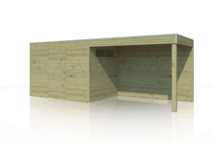 Tuinhuis QB I EXT 600x210 - 7201EXT300