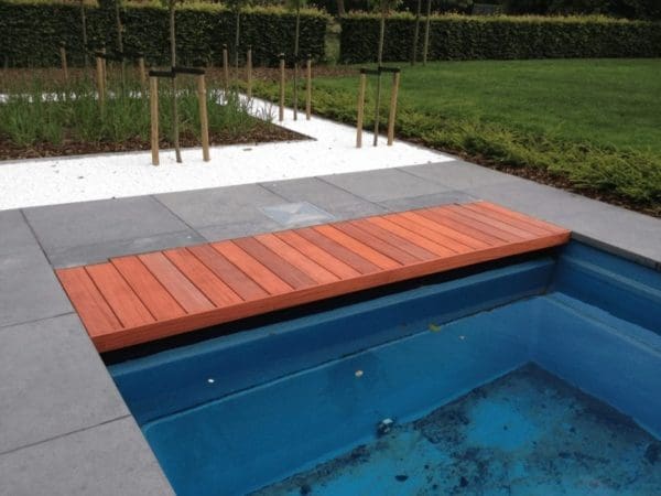 Padoek geschaafde plank 25 x140 - 4 x 4,5m - Afbeelding 4