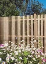 Patio scherm verticaal grenen