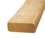Grenen muurlat 57x95mm