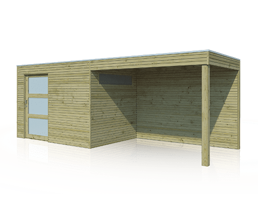 Tuinhuis 28mm wanden