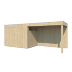Tuinhuis QBV 600 x 198 brede latjes - 8111EXT300