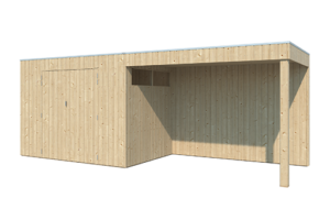 Tuinhuis QBV 600 x 198 brede latjes - 8111EXT300