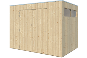 Tuinhuis QBV 298 x 198 brede latjes - 8111