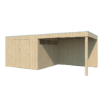 Tuinhuis QBV 600 x 298 brede latjes - 8112EXT300