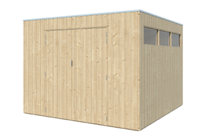 Tuinhuis QBV 298 x 298 brede latjes - 8112