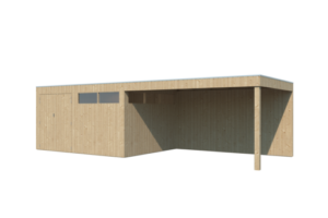 Tuinhuis QBV 802 x 298 brede latjes - 8113EXT400
