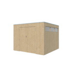 Tuinhuis QBV 298 x  298 smalle latjes - 8312