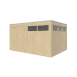 Tuinhuis QBV 399 x 298 smalle latjes - 8313