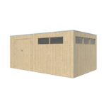 Tuinhuis QBV 500 x 298 smalle latjes - 8314