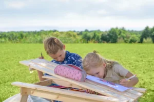Houten Kindertafel met Zandbak M010