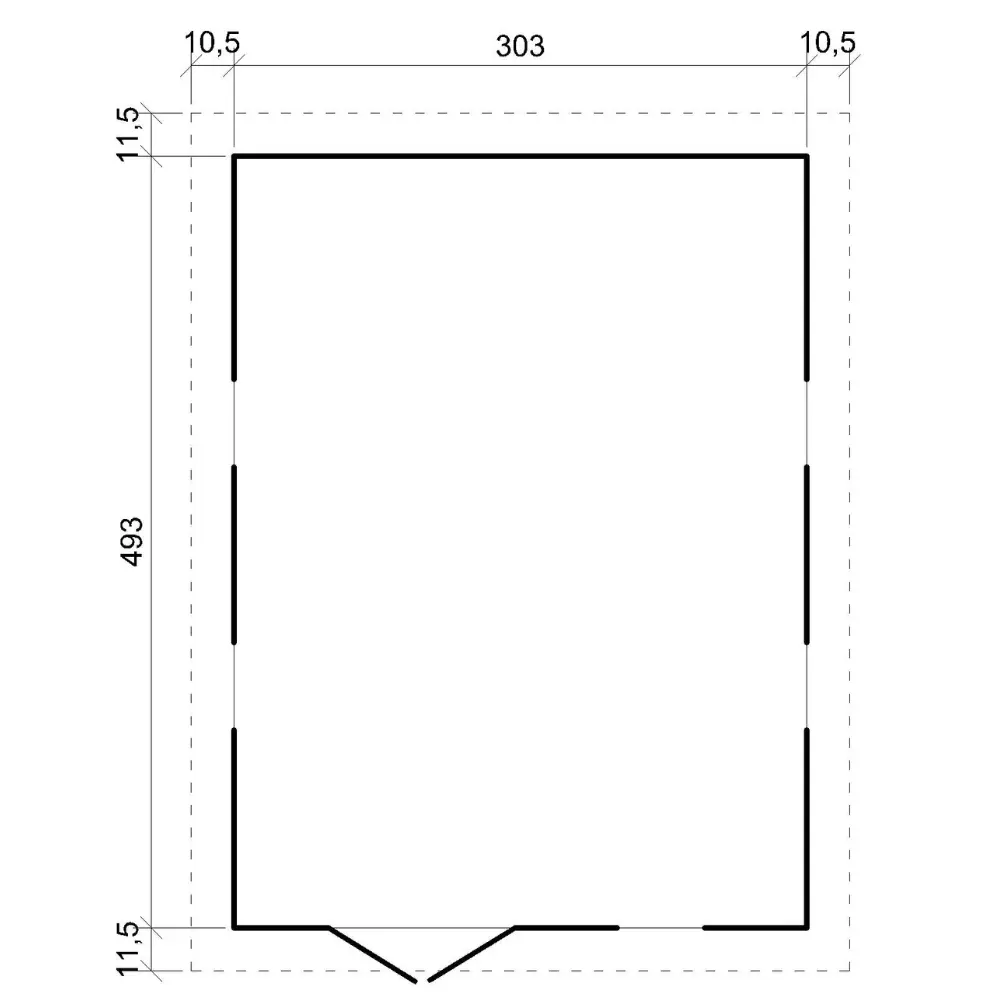 Tuinhuis M337 – 303 x 493 cm – 15 m2 - Afbeelding 7
