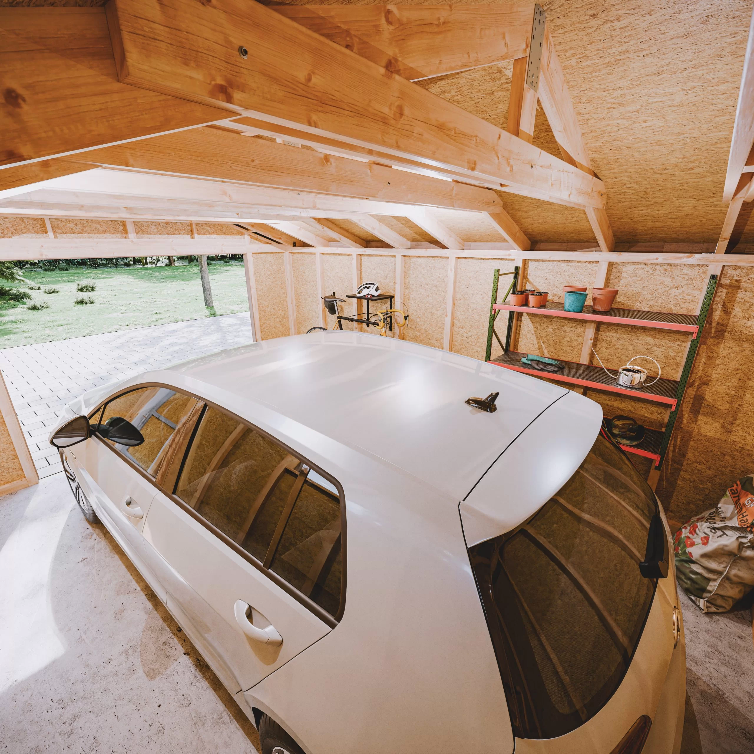 LP® SmartSide® panelen garage M992B – 354 x 604 cm – 21 m2 - Afbeelding 6