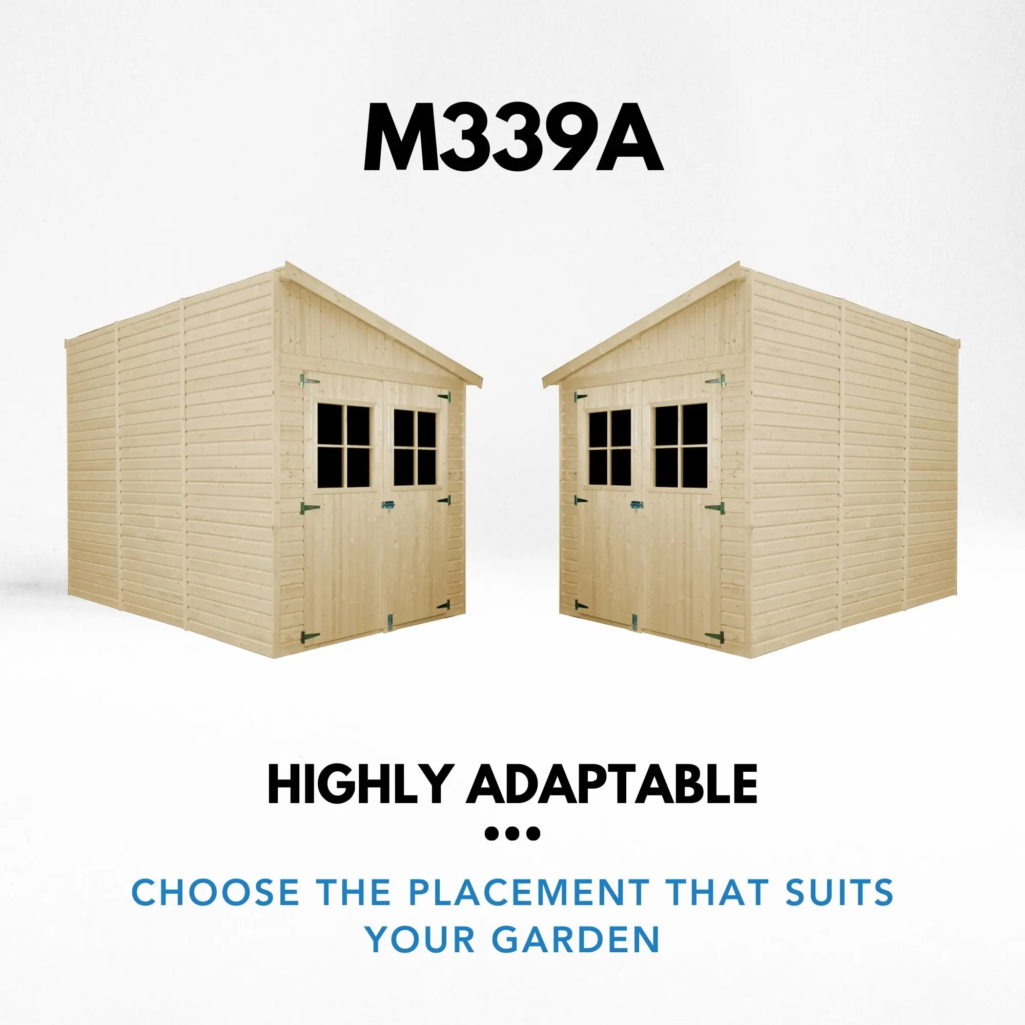 Tuinhuis M339A – 201 x 297 cm – 6 m2 - Afbeelding 6