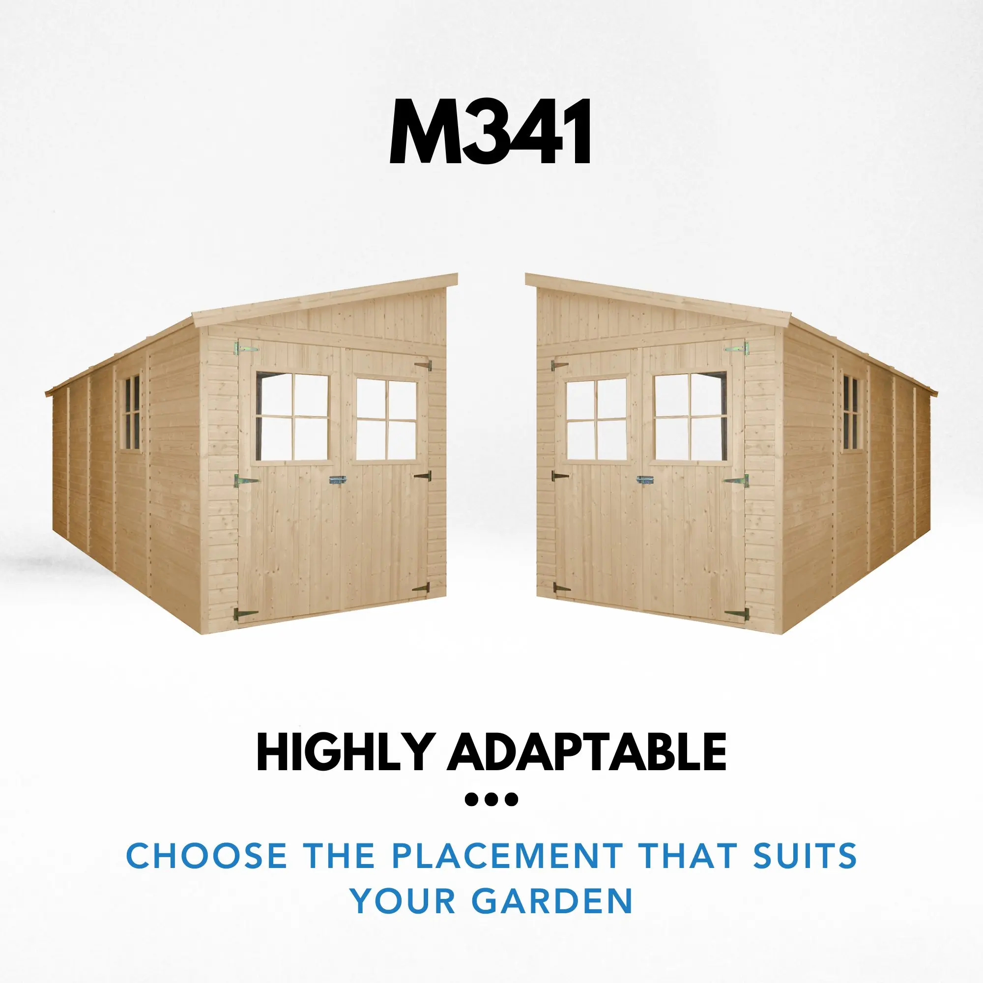 Tuinhuis M341 – 201 x 493 cm – 10 m2 - Afbeelding 5