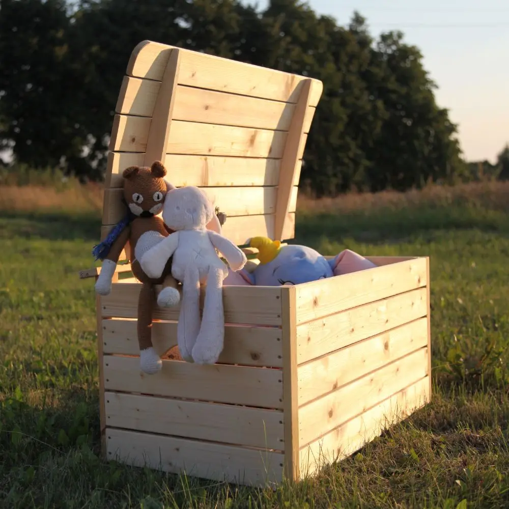 Houten speelgoedkist M034 - Afbeelding 3