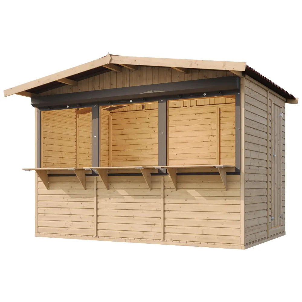 Kiosk of buitenbar M150AZ - 303 x 199 cm – 6 m2 - Afbeelding 2