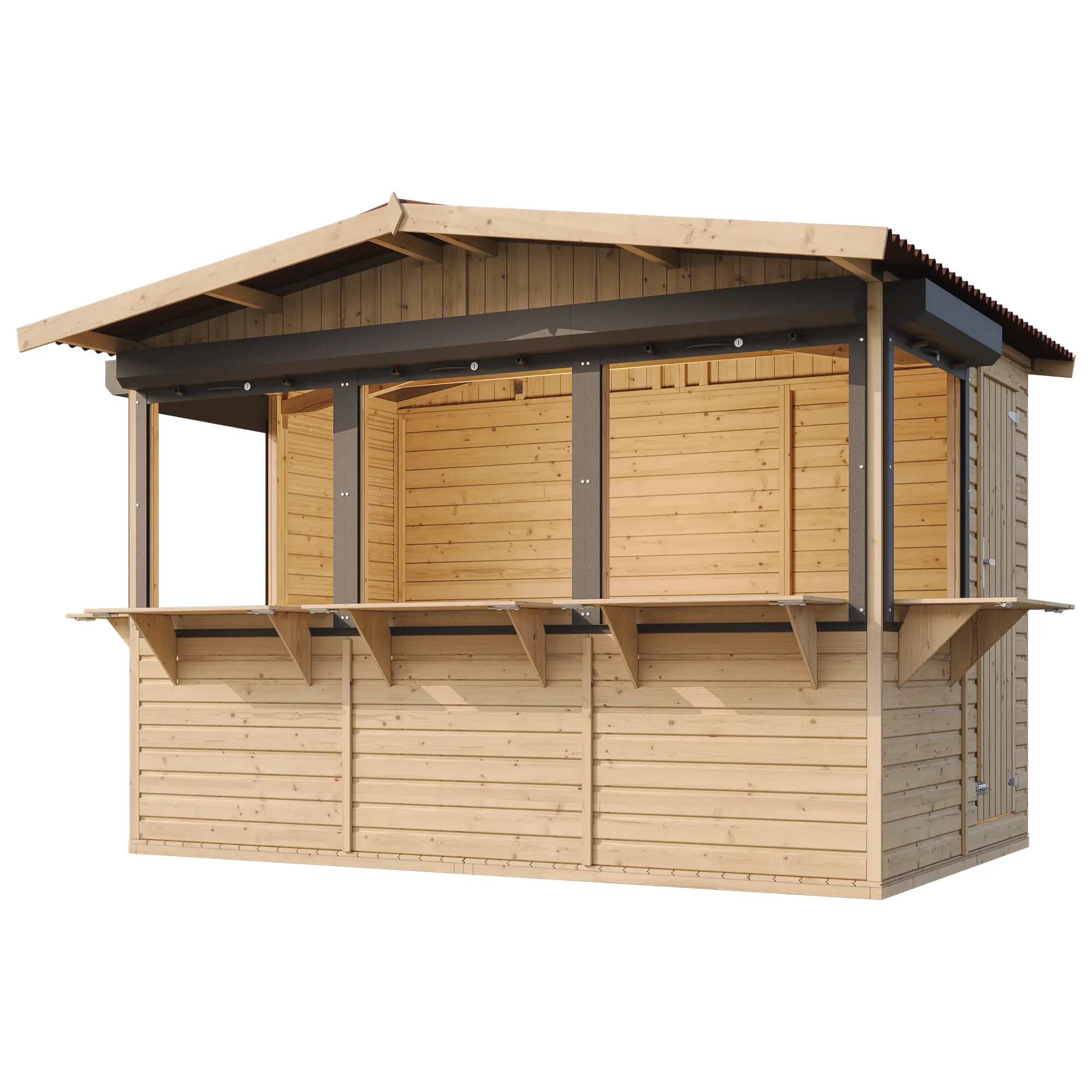 Kiosk of buitenbar M150BZ - 303 x 199 cm – 6 m2 - Afbeelding 2
