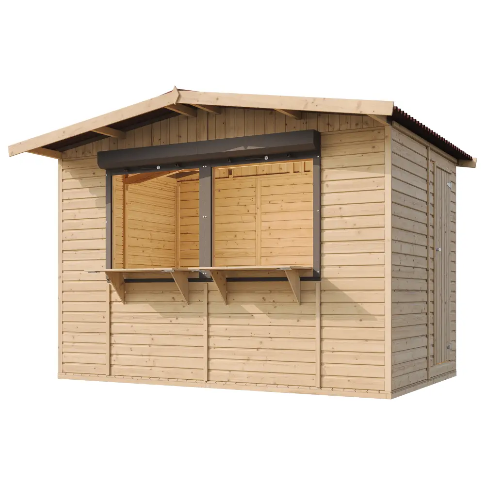 Kiosk of buitenbar M150Z - 303 x 199 cm – 6 m2 - Afbeelding 2