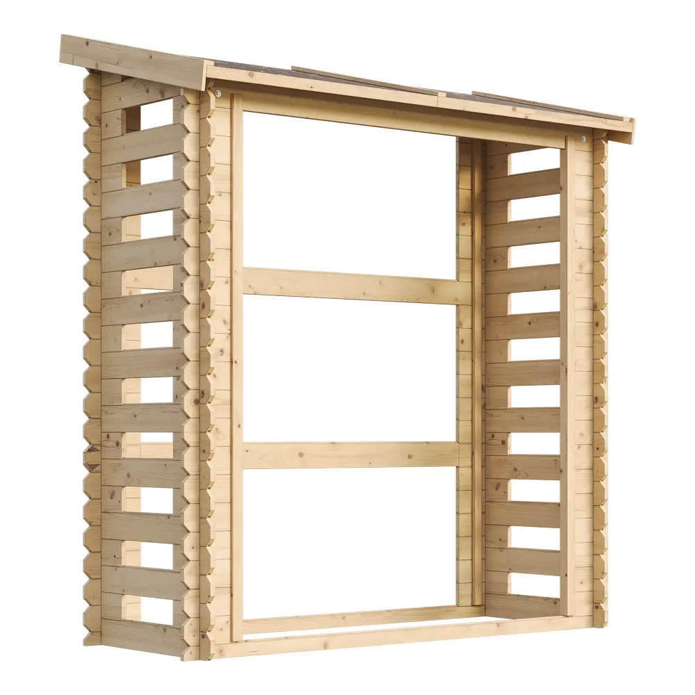 Houtopslag voor brandhout M201 - 168 x 70cm - 1,75m3 - Afbeelding 5