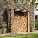 houtopslag voor brandhout m201