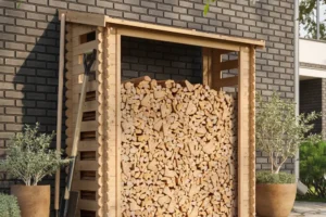 houtopslag voor brandhout m201