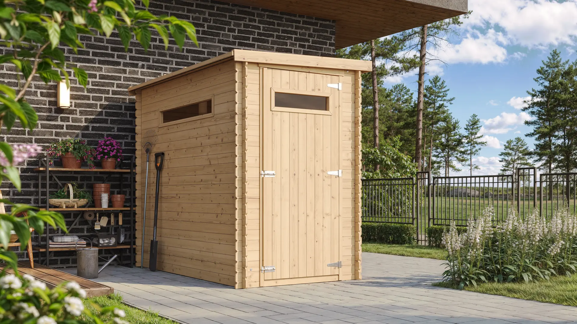 Tuinhuis M306A – 130 x 235 cm – 3 m2 - Afbeelding 2