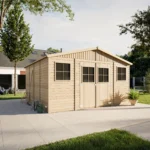 houten tuinhuis m330