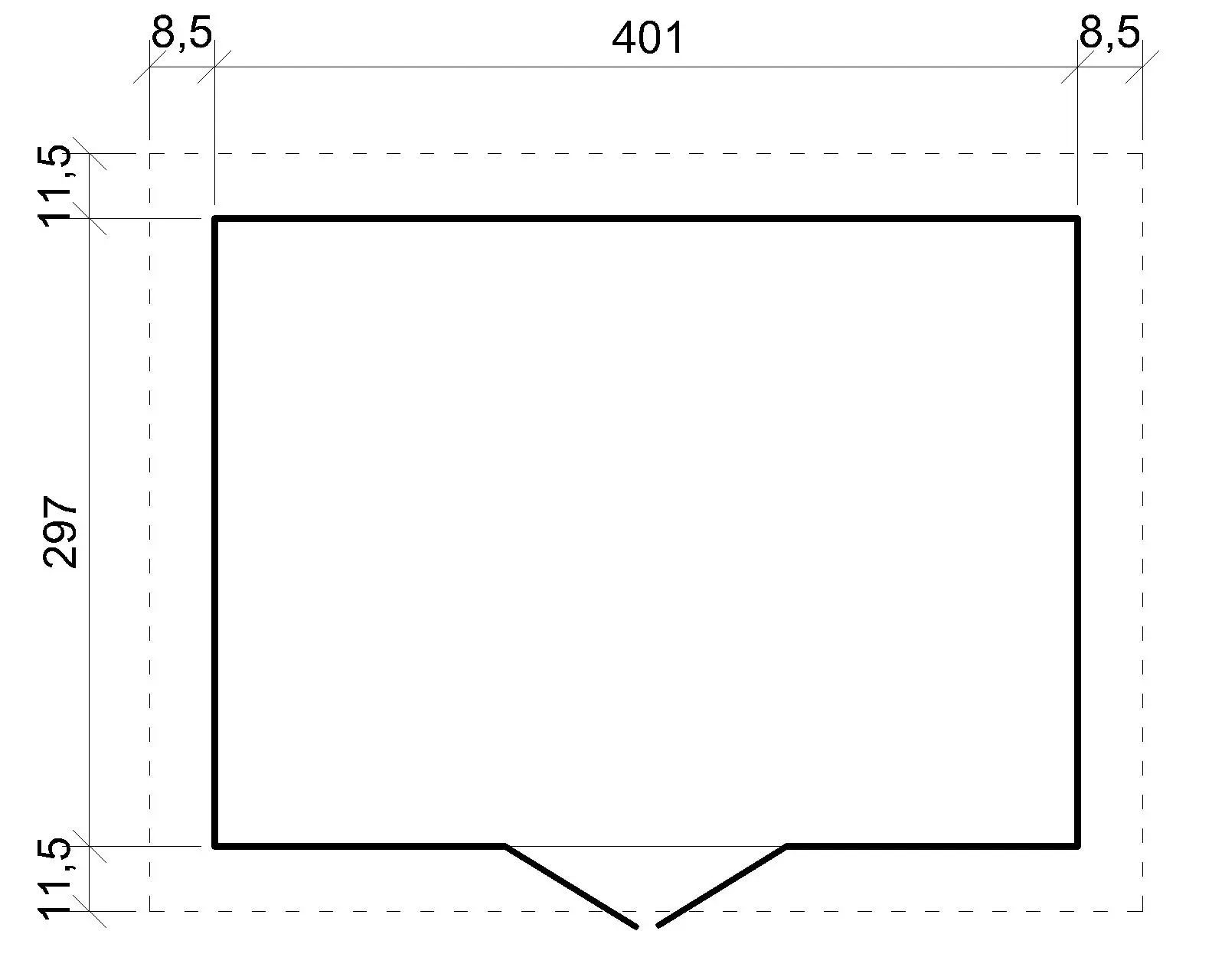Tuinhuis M331 – 401 x 297 cm – 12 m2 - Afbeelding 6