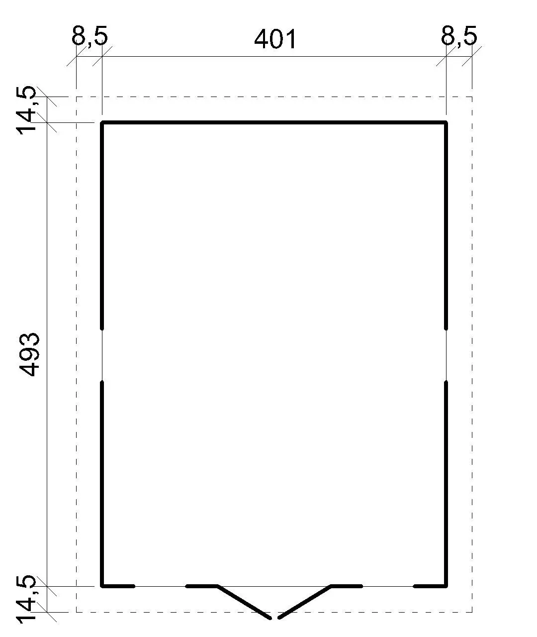 Tuinhuis M333 – 401 x 493 cm – 20 m2 - Afbeelding 6