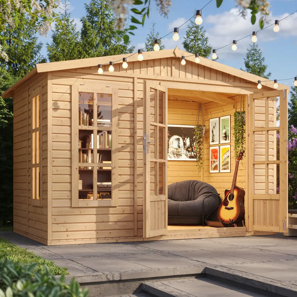 Tuinkantoor M334FB – 303 x 199 cm – 6 m2 - Afbeelding 2