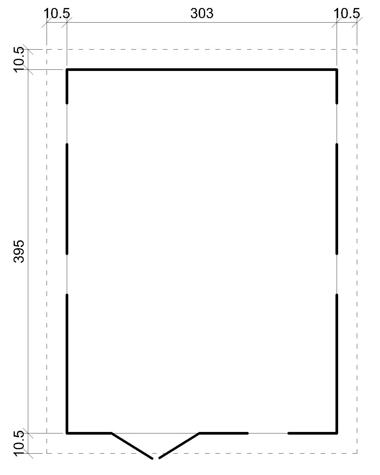 Tuinhuis M336 – 303 x 395 cm – 12 m2 - Afbeelding 7