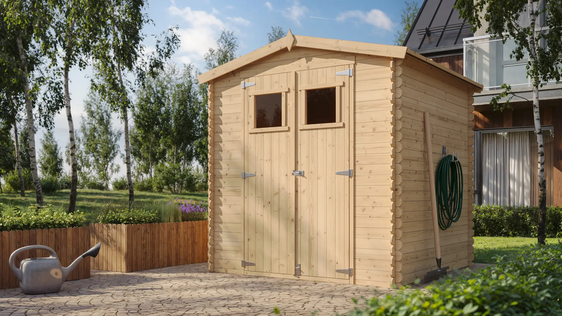 Tuinhuis M343 – 200 x 200 cm – 4 m2 - Afbeelding 2