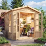 houten tuinkantoor M351FB