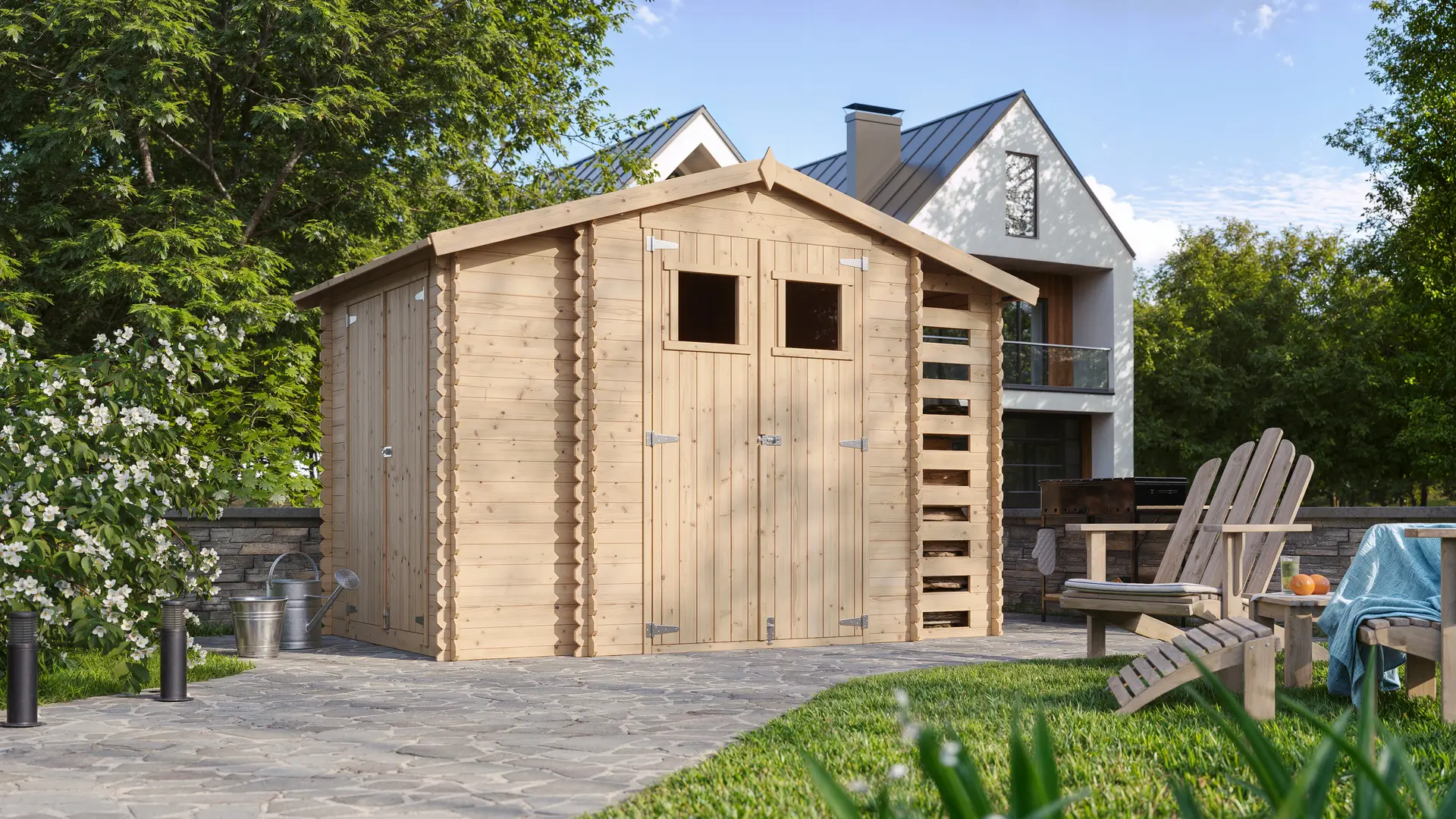 Tuinhuis M389 – 312 x 200 cm – 6 m2 - Afbeelding 2