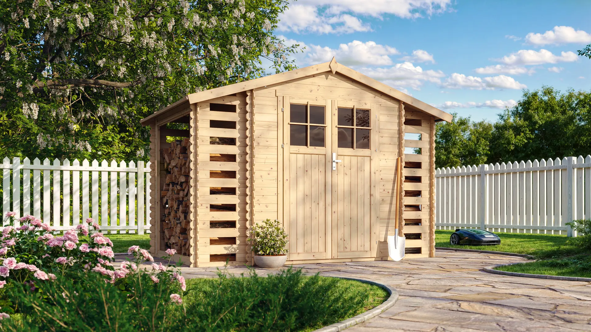 Tuinhuis M391F – 312 x 200 cm – 6 m2 - Afbeelding 2