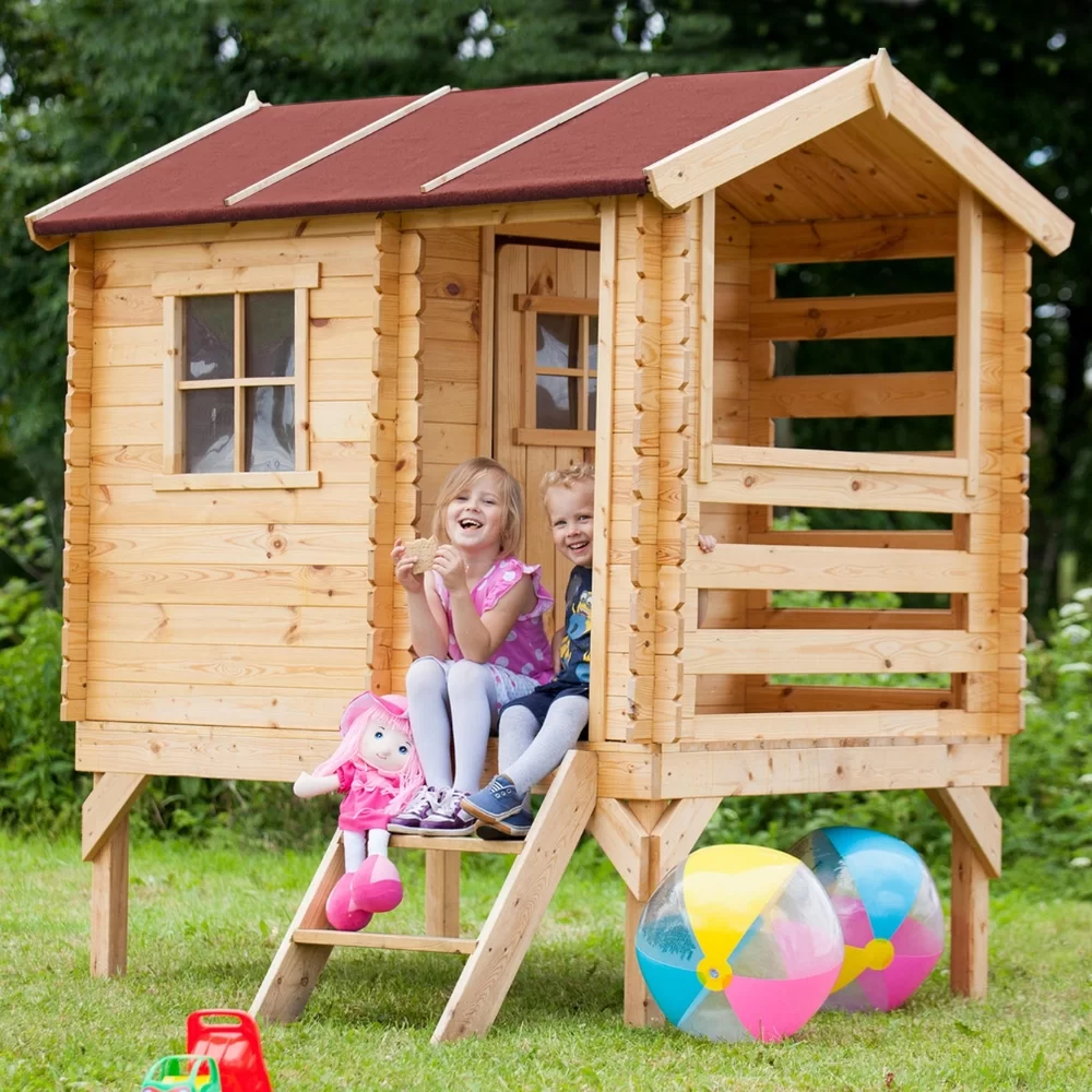 houten speelhuis m501b