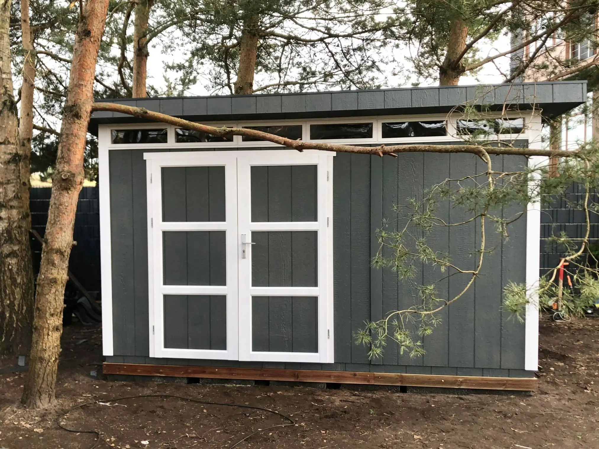 LP® SmartSide® panelen tuinhuis M904A – 236 x 368 cm – 9 m2 - Afbeelding 2