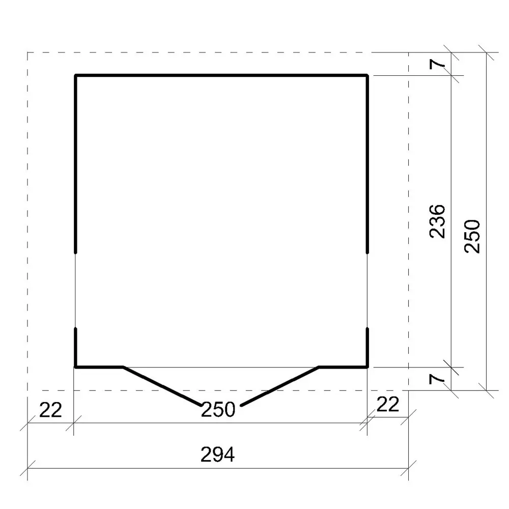 LP® SmartSide® panelen tuinhuis M913A – 236 x 250 cm – 6 m2 - Afbeelding 8