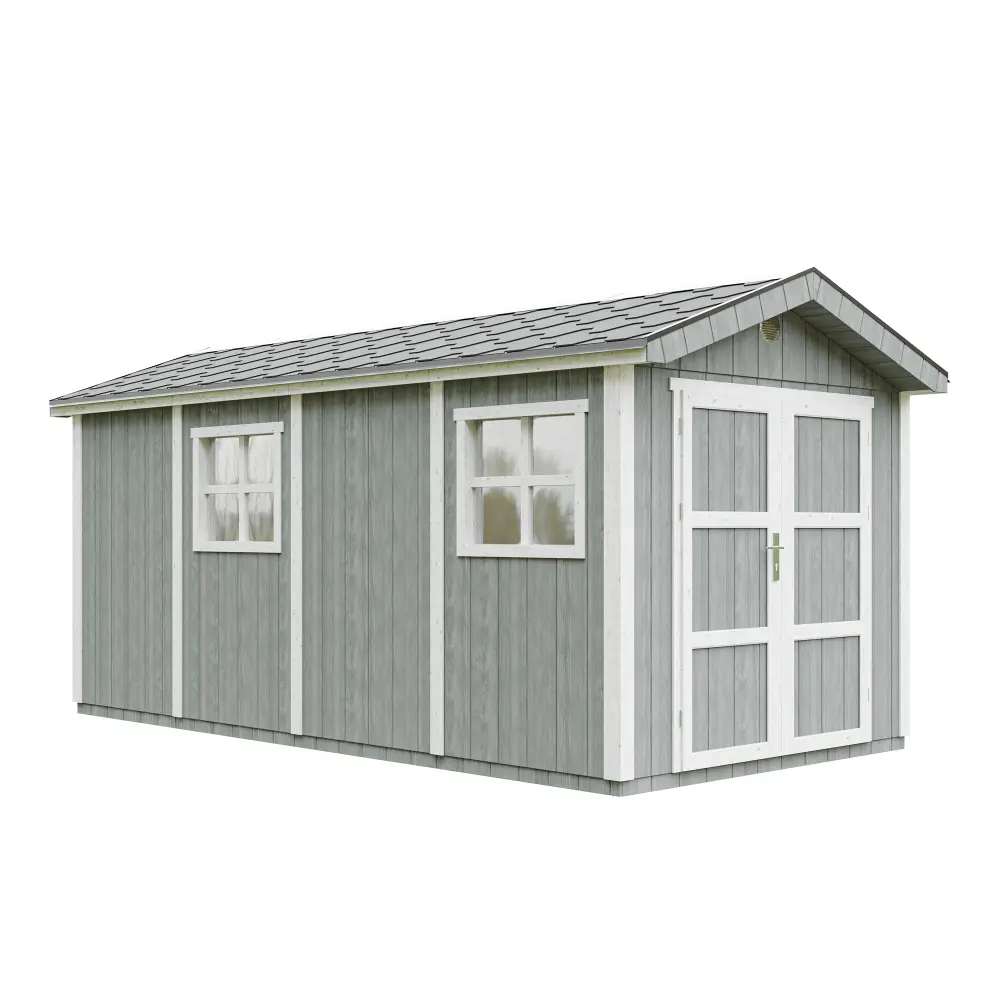 LP® SmartSide® panelen tuinhuis M915C – 236 x 486 cm – 12 m2 - Afbeelding 12